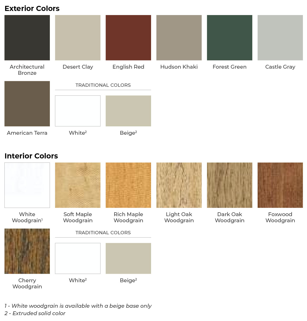 vinyl siding colors