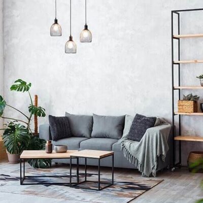 trendy sleek living room decor